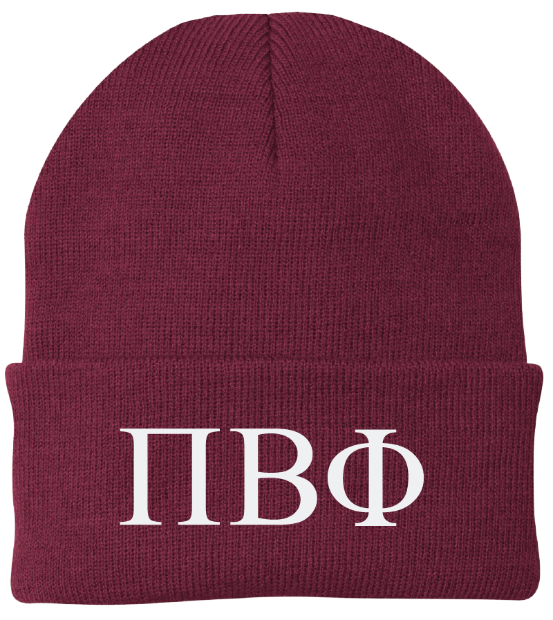 Pi Beta Phi Lettered Beanies