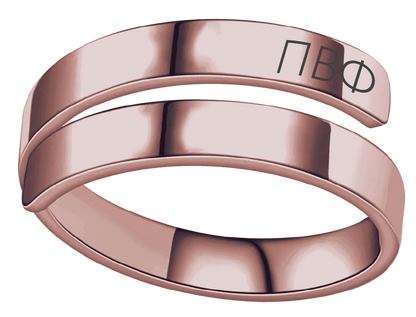 Pi Beta Phi Lettered Rings