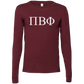 Pi Beta Phi Lettered Long Sleeve T-Shirts