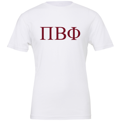 Pi Beta Phi Lettered Short Sleeve T-Shirts