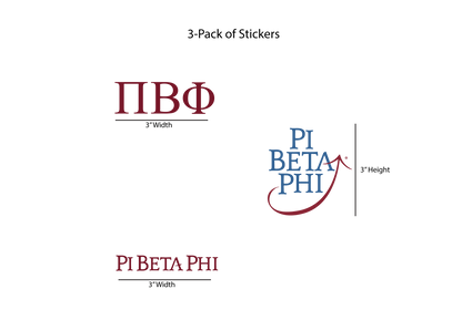 Pi Beta Phi Stickers