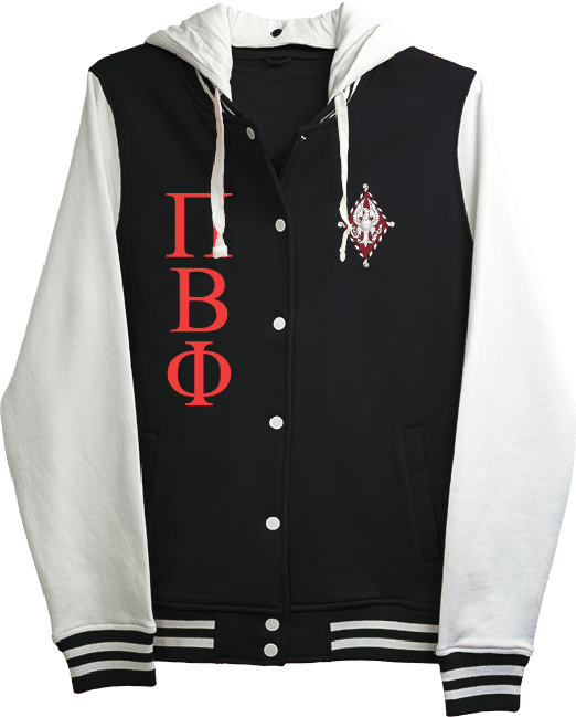 Pi Beta Phi Varsity Hooded Sweatshirt