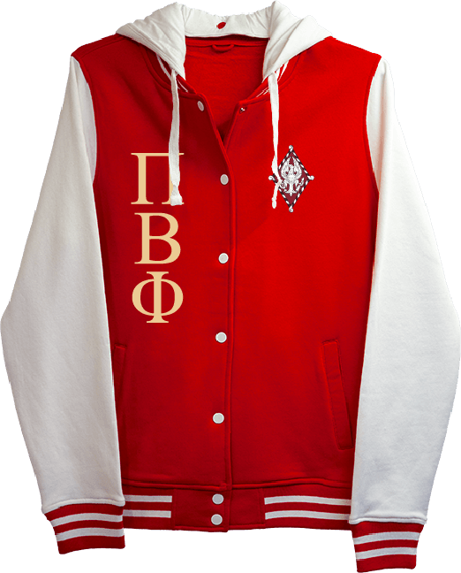 Pi Beta Phi Varsity Hooded Sweatshirt