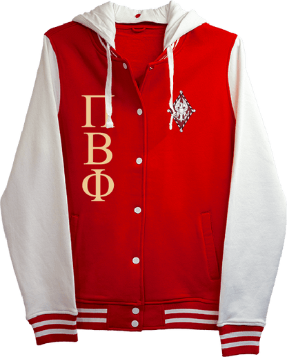 Pi Beta Phi Varsity Hooded Sweatshirt