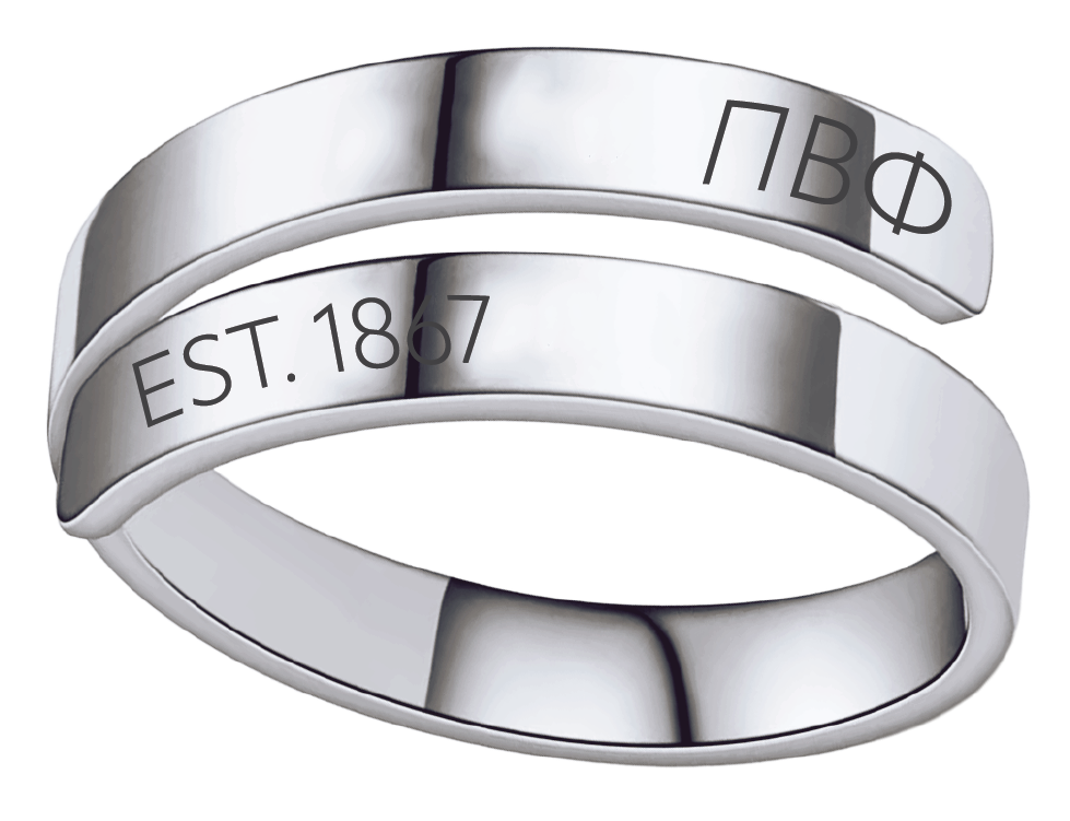 Pi Beta Phi Year and Letters Rings