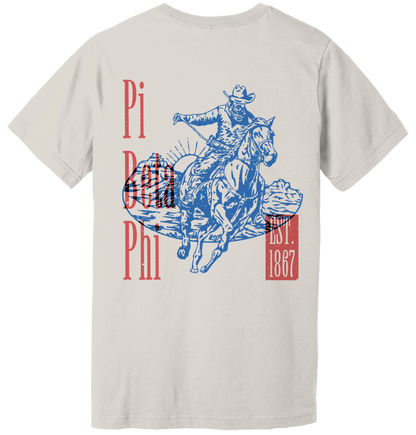 Pi Beta Phi Cowboy Graphic T-Shirt