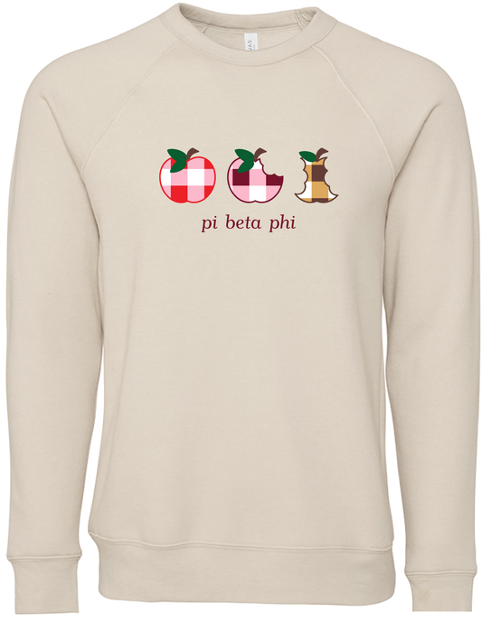 Pi Beta Phi Apple Evolution Crewneck
