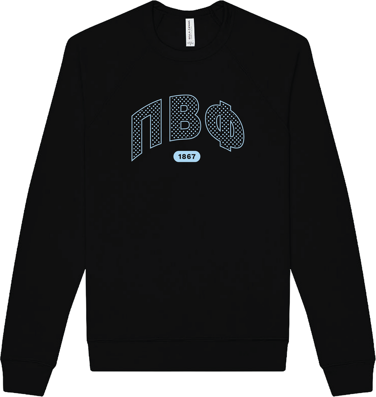 Pi Beta Phi Varsity Polka Dot Crewneck