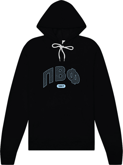 Pi Beta Phi Varsity Polka Dot Hoodie