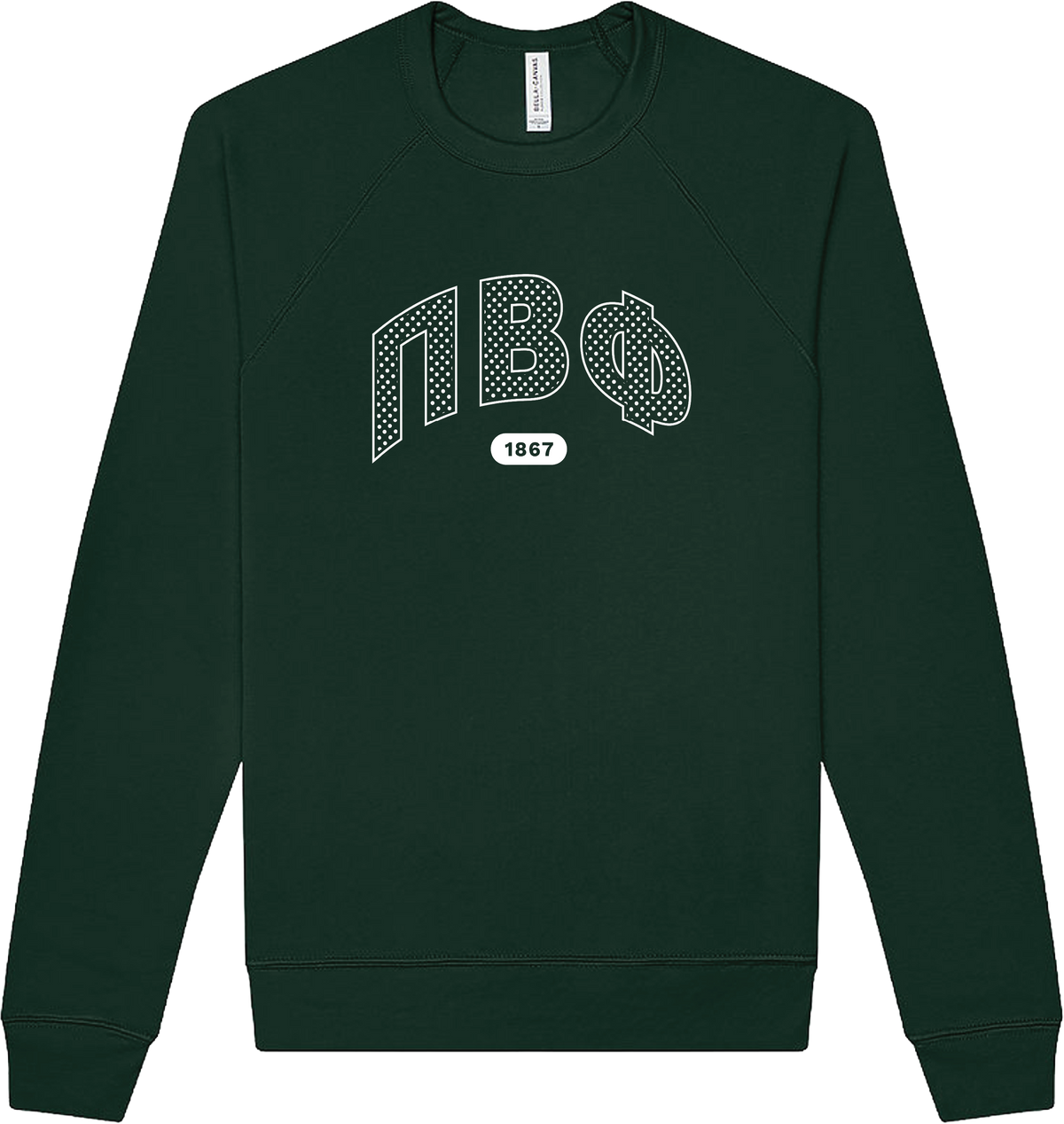 Pi Beta Phi Varsity Polka Dot Crewneck