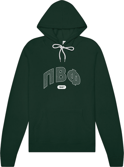 Pi Beta Phi Varsity Polka Dot Hoodie