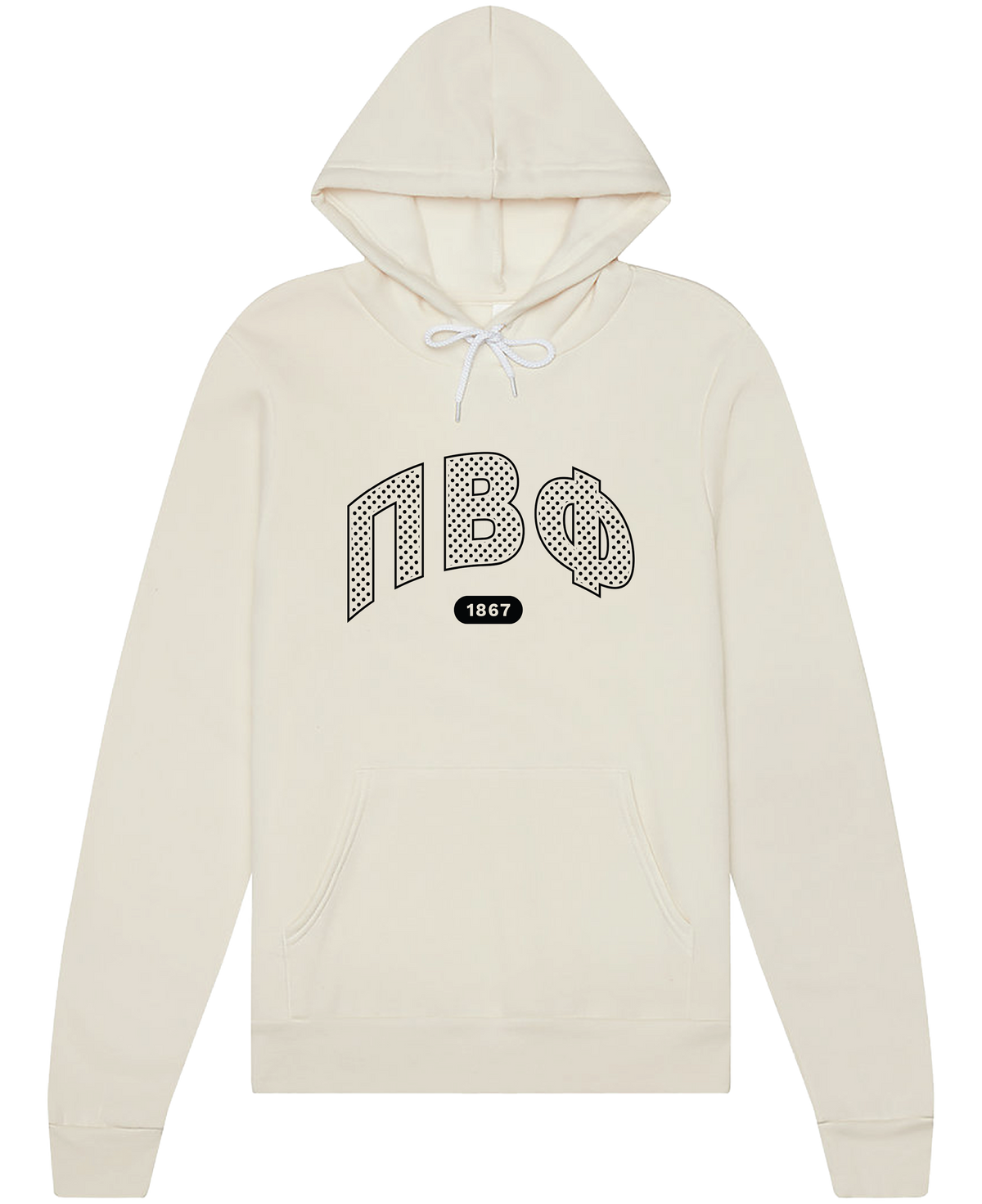 Pi Beta Phi Varsity Polka Dot Hoodie