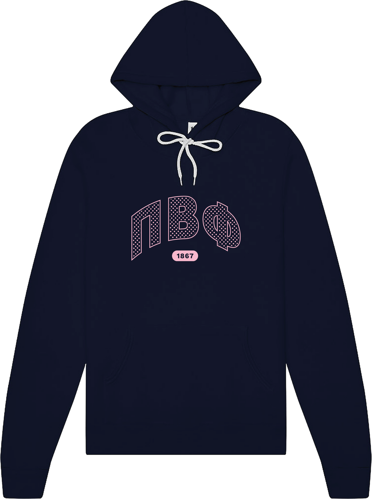 Pi Beta Phi Varsity Polka Dot Hoodie