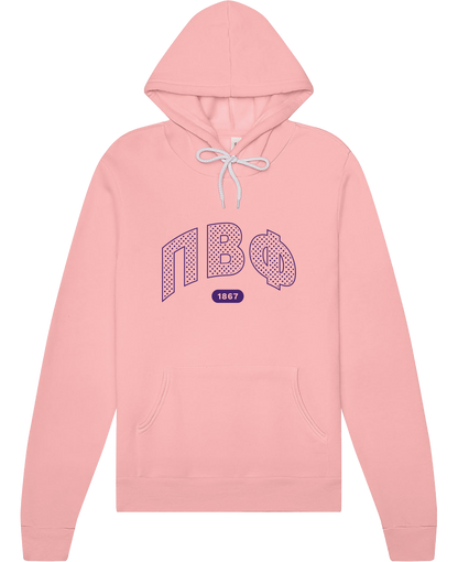 Pi Beta Phi Varsity Polka Dot Hoodie