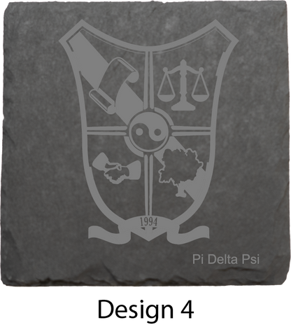 Pi Delta Psi Stone Coasters - 4-Pack