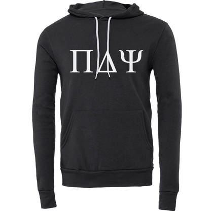 Pi Delta Psi Lettered Hooded Sweatshirts