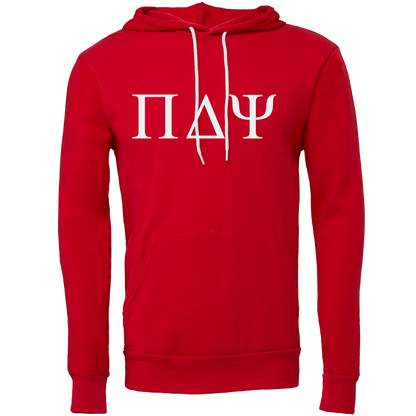 Pi Delta Psi Lettered Hooded Sweatshirts