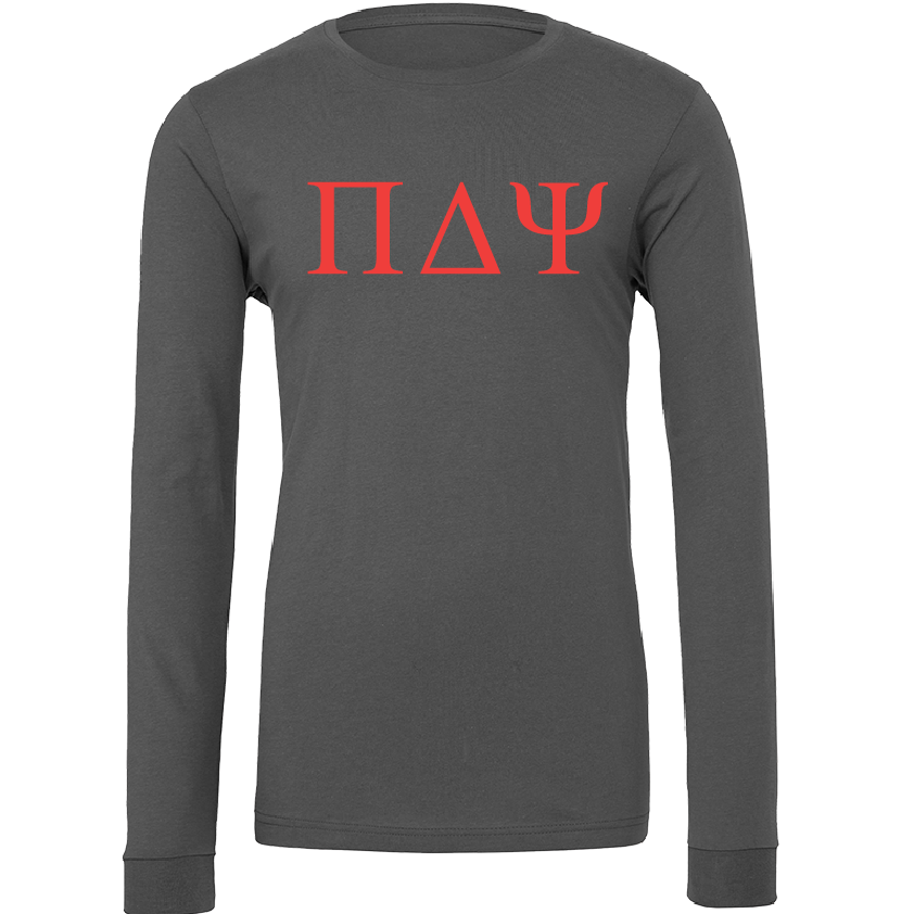 Pi Delta Psi Lettered Long Sleeve T-Shirts