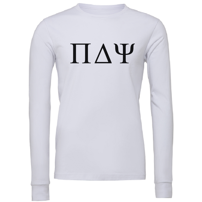 Pi Delta Psi Lettered Long Sleeve T-Shirts