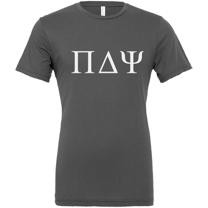 Pi Delta Psi Lettered Short Sleeve T-Shirts