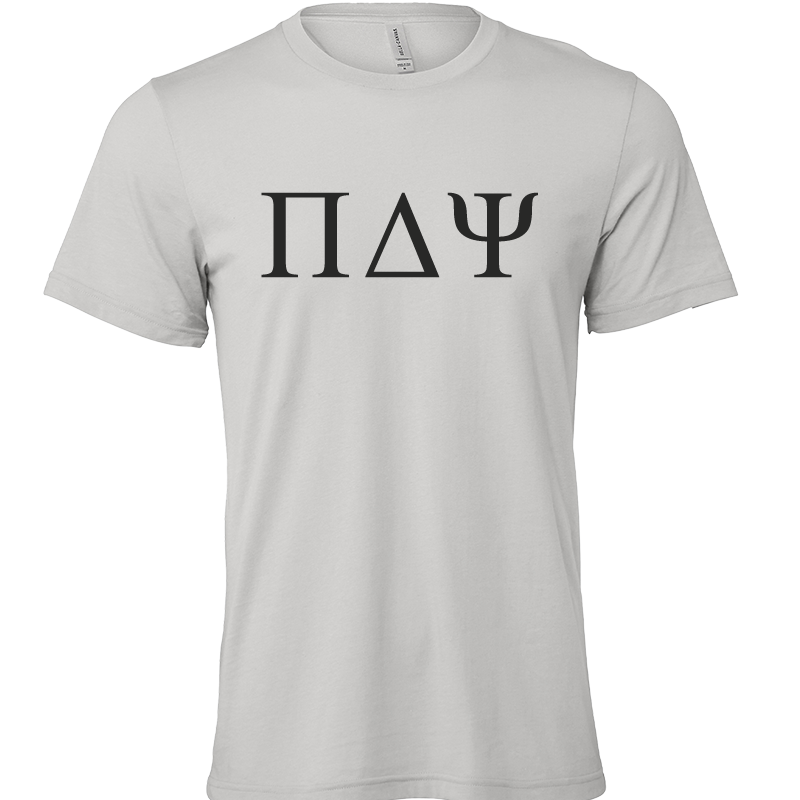 Pi Delta Psi Lettered Short Sleeve T-Shirts