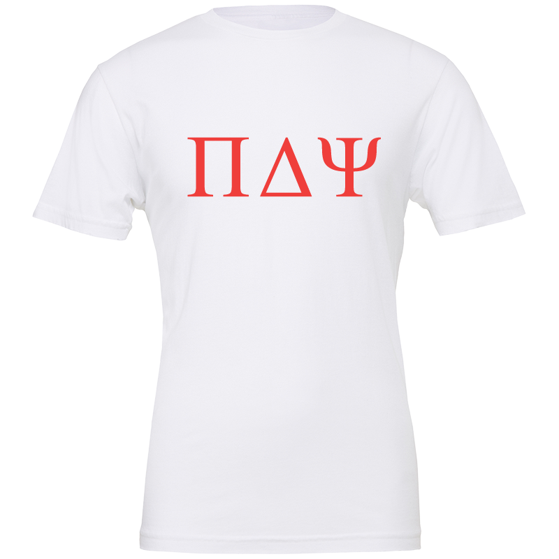 Pi Delta Psi Lettered Short Sleeve T-Shirts