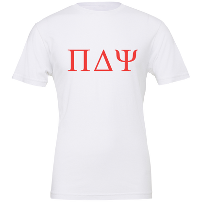 Pi Delta Psi Lettered Short Sleeve T-Shirts