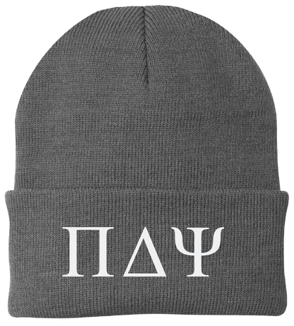 Pi Delta Psi Lettered Beanies