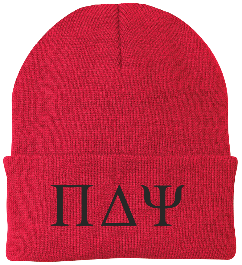 Pi Delta Psi Lettered Beanies