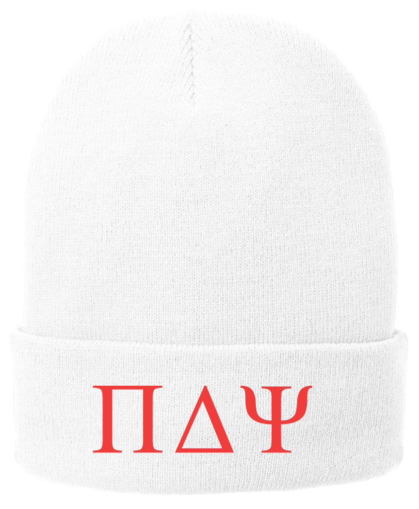 Pi Delta Psi Lettered Beanies