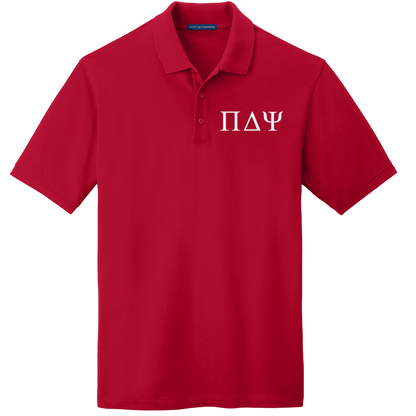 Pi Delta Psi Men's Embroidered Polo Shirt