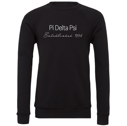 Pi Delta Psi Embroidered Printed Name Crewneck Sweatshirts