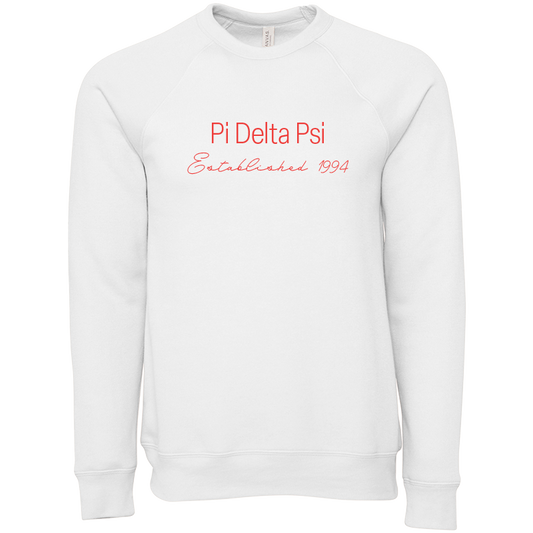 Pi Delta Psi Embroidered Printed Name Crewneck Sweatshirts