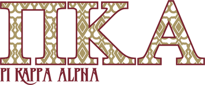 Pi Kappa Alpha Applique Letters Crewneck Sweatshirt