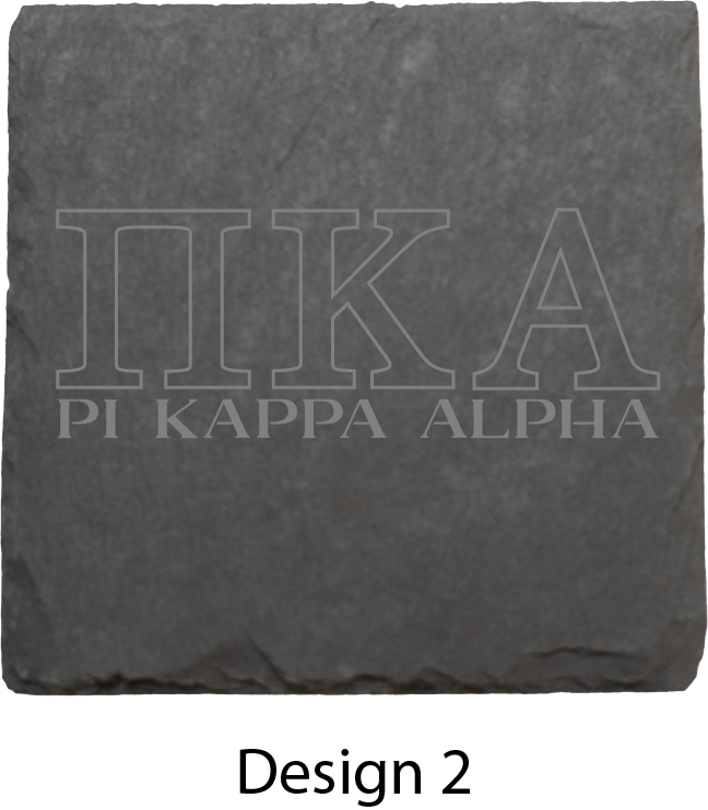 Pi Kappa Alpha (Oak Service Corporation) Stone Coasters - 4-Pack