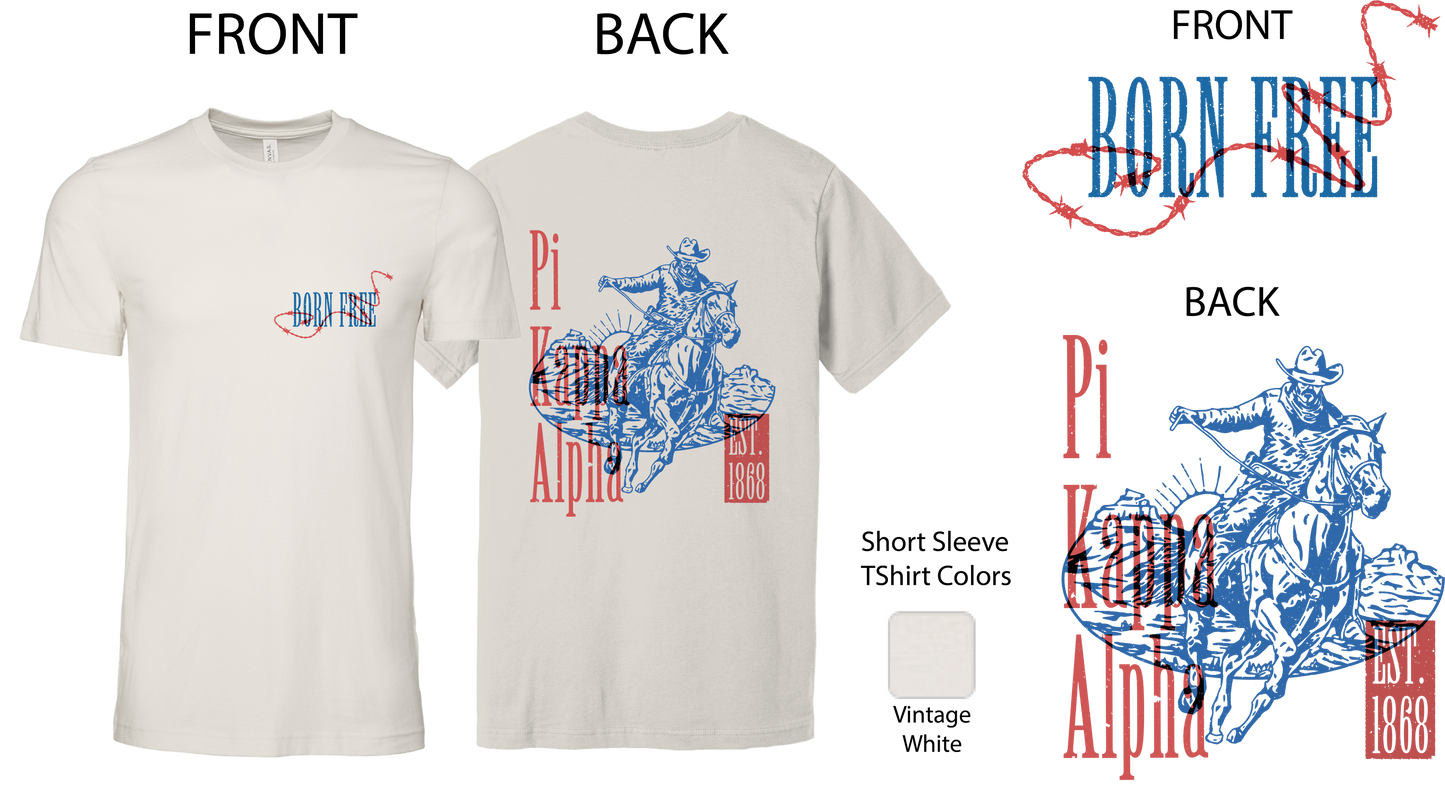 Pi Kappa Alpha Cowboy Graphic T-Shirt