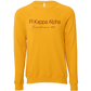 Pi Kappa Alpha Embroidered Printed Name Crewneck Sweatshirts