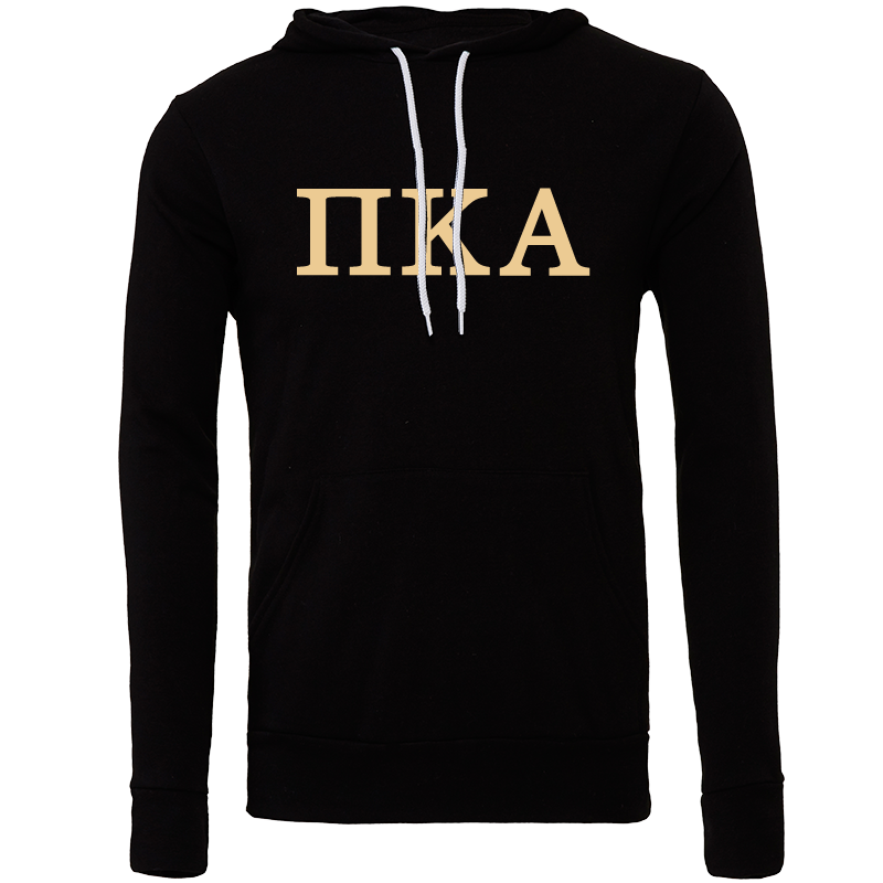 Pi Kappa Alpha Lettered Hooded Sweatshirts
