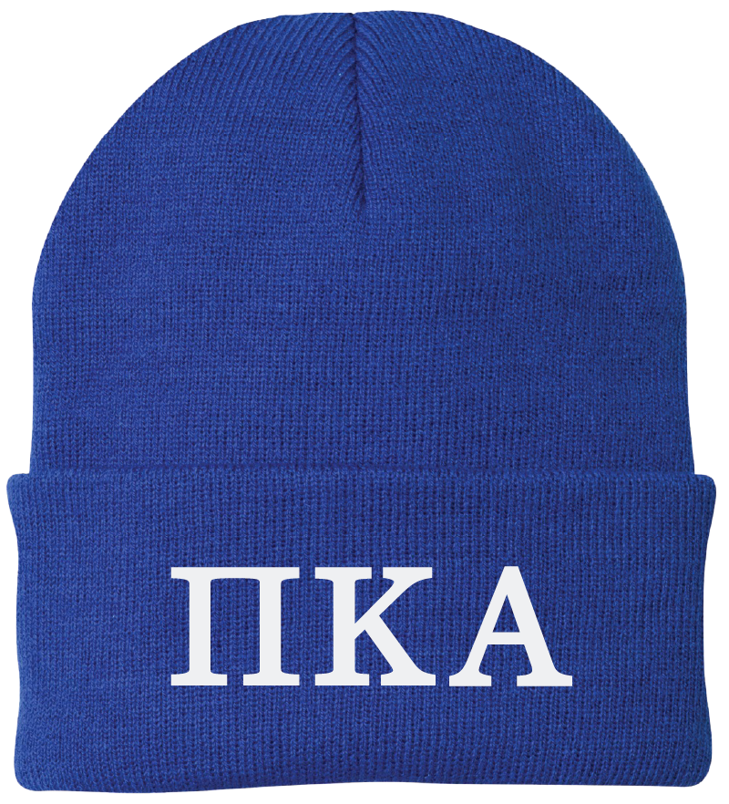 Pi Kappa Alpha Lettered Beanies