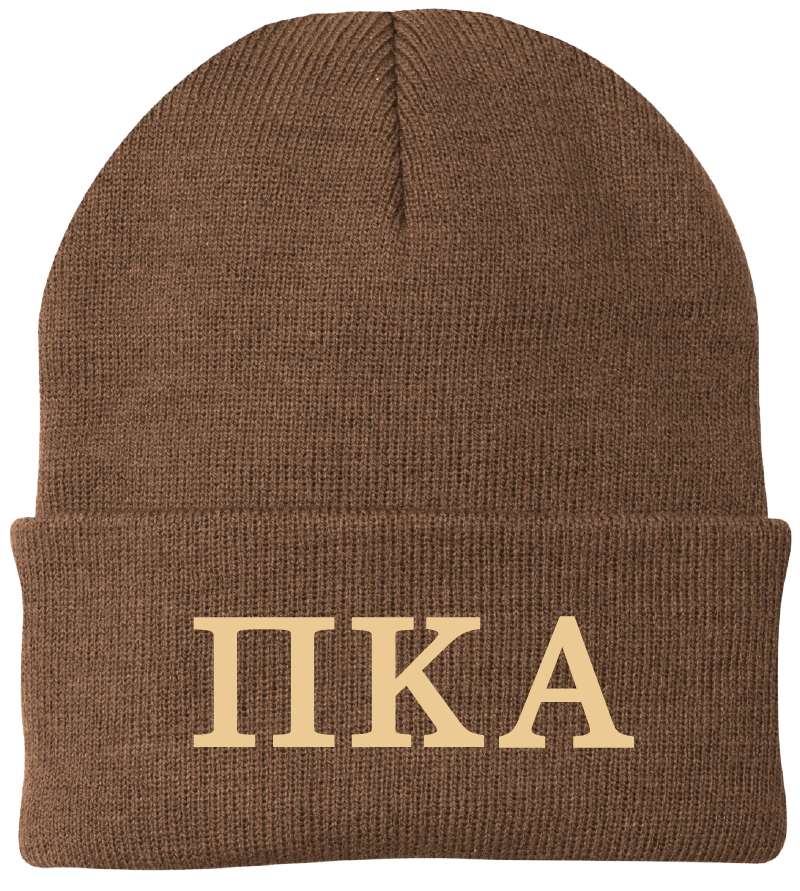 Pi Kappa Alpha Lettered Beanies