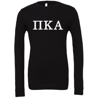 Pi Kappa Alpha Lettered Long Sleeve T-Shirts