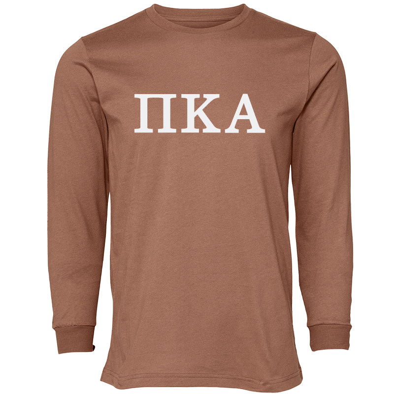 Pi Kappa Alpha Lettered Long Sleeve T-Shirts