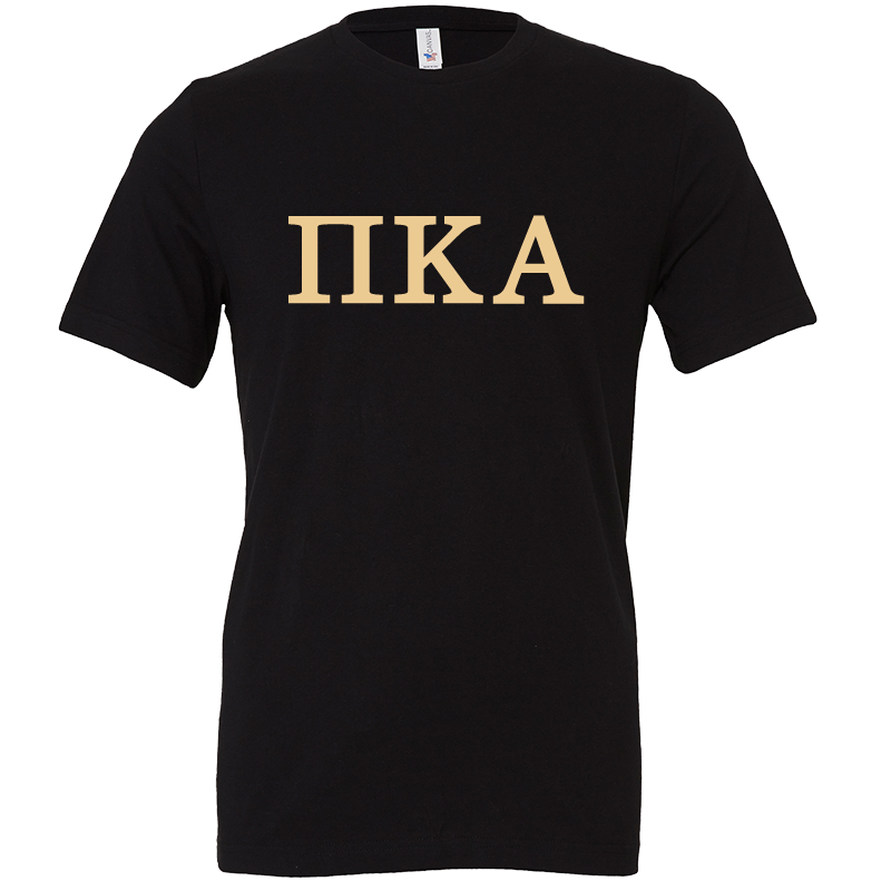 Pi Kappa Alpha Lettered Short Sleeve T-Shirts