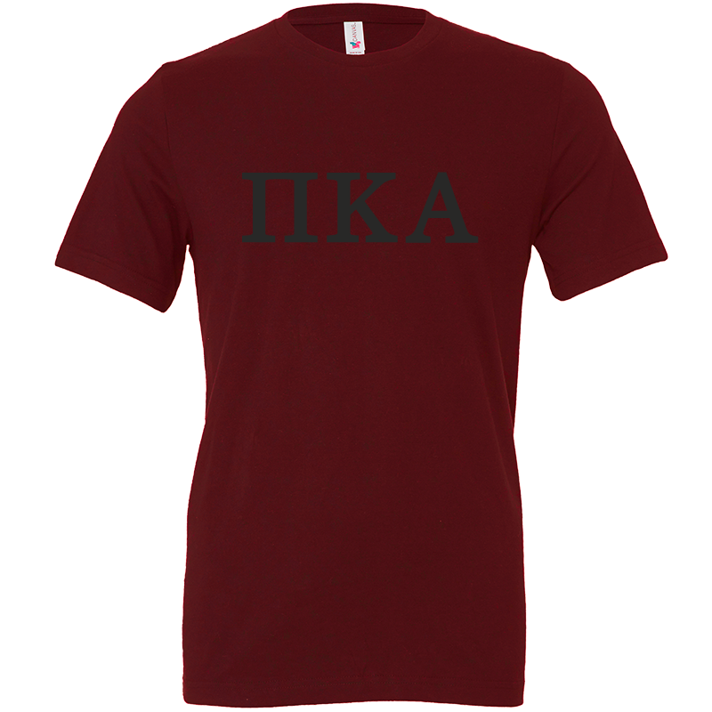 Pi Kappa Alpha Lettered Short Sleeve T-Shirts