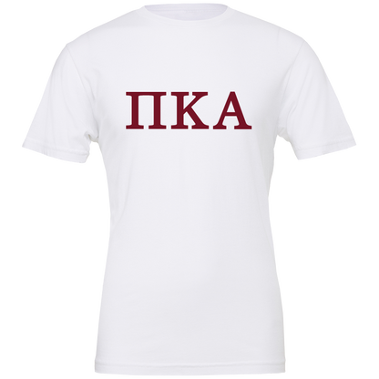 Pi Kappa Alpha Lettered Short Sleeve T-Shirts