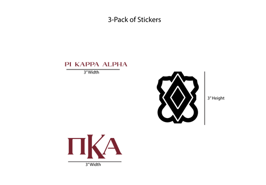 Pi Kappa Alpha (Oak Service Corporation) Stickers