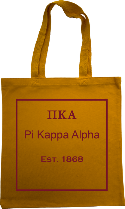 Pi Kappa Alpha (Oak Service Corporation) Tote Bags