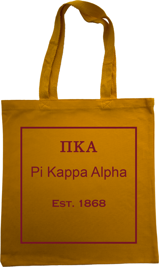 Pi Kappa Alpha (Oak Service Corporation) Tote Bags