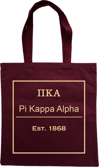 Pi Kappa Alpha (Oak Service Corporation) Tote Bags