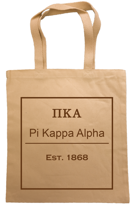 Pi Kappa Alpha (Oak Service Corporation) Tote Bags